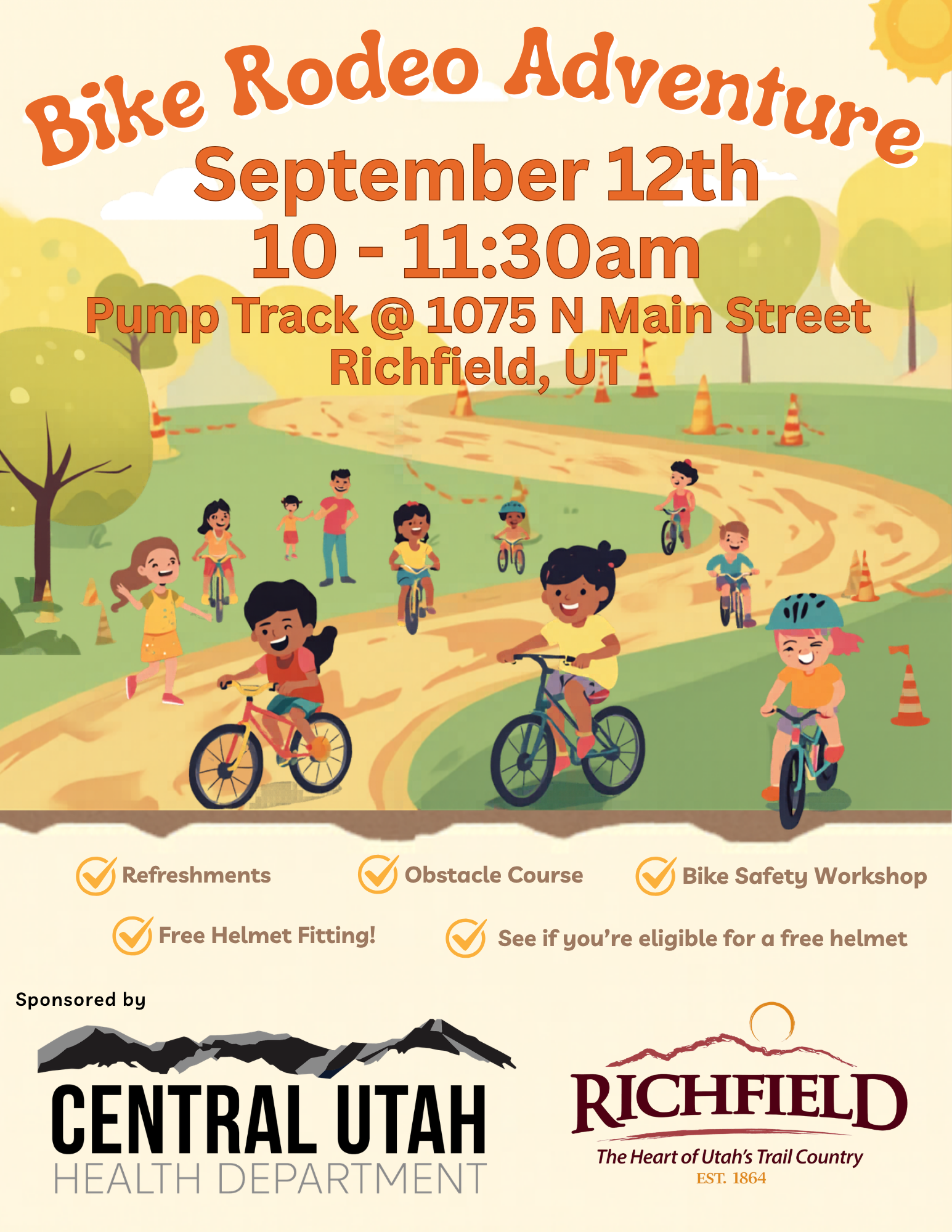 Bike Rodeo Family Flyer 8.5x11 8.5 x 11 in
