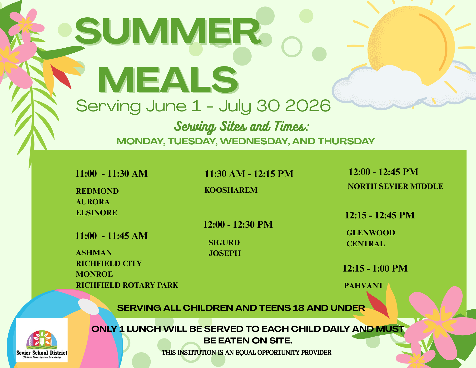 Summer Meals